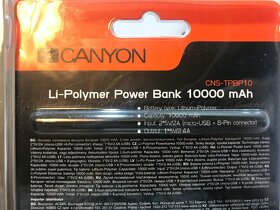 Canyon CNS-TPBP10DG Powerbank 10000mAh, aj Apple - nová - 3
