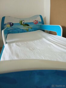Detská posteľ so zábranou s úložným priestorom - 3