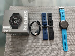 Predám Garmin Fenix 7X Solar-Saphire - 3