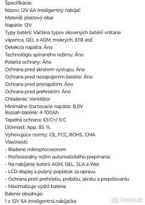 Autonabíjačka smart 12V-6A - 3