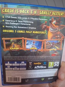 Predám Crash bandicoot n sane trilogy na PS - 3