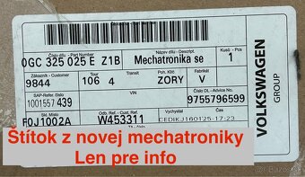 DSG DQ381 Mechatronika OGC 325 025 E Z1B - 3