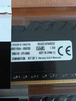 101 PREDAM PAMATE Kingston HX432C16FB4K2/32GB - 3