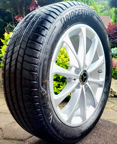 alu R17 5x112 orig. Mercedes, senzory,  pneu 205/55 - 3