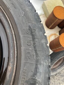 5x110 195/55 R15 disky na zimných gumách - 3