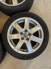 hliníkové disky vw,škoda r16, zimné pneumatiky 195/50r16 - 3