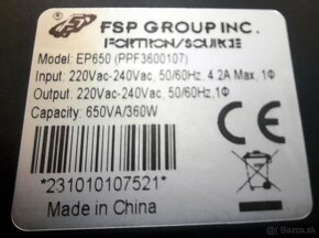 UPS FSP 360W-650VA - 3