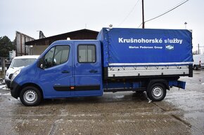 Renault Master Valník 2,3 92KW 7 miestne Vyklapač - 3