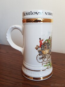 Porcelánový pivový pohár krigĺak - 3