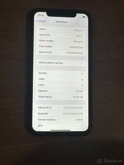 Predám Apple iPhone 11 128GB Black  Stav Nového Telefónu - 3