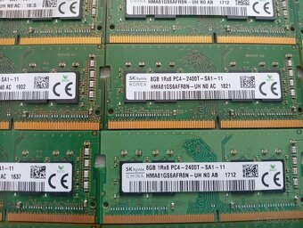 predám pamäte (ram) pre notebooky (sodimm) 8gb DDR4 - 3