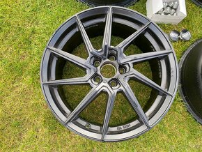 Alu disky 7.5x17 5x100 ET45 Dotz Spa black - 3