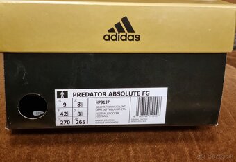 Kopacky Adidas predator gold - 3