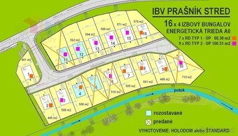 SKVELÁ CENA NOVOSTAVBA 100 M2 BUNGALOV 4+1 TYP 1 S POTOKO - 3