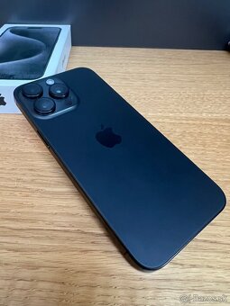 Predám iPhone 15 PRO MAX 256GB, TOP stav, ZARUKA, VOLNY - 3