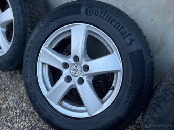 Originál hliníkové kolesa 5x112 R16 Continental pneu - 3