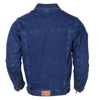 Moto Riflova Bunda Denim S Chraničmi - 3