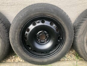 Sada 4 zimnych pneu P185/60 R15 na diskoch - 3