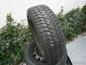 Predám 4x zimné pneu + disky 5x100 Pirelli 185/60 R15 88TXL - 3