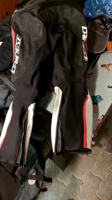 Pánske kožené moto nohavice Dainese veľ. 56 - 3