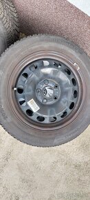 Plechové disky 5x112 a zimné Continental TS850 205/55 R16 - 3