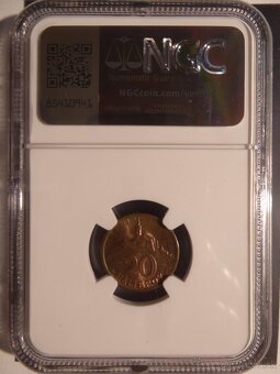 20 Halier 1941 a 1940 NGC MS 63 - 3