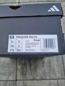 Pánske kopačky adidas Predator Pro FG core black 43 - nové - 3