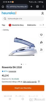 Ako Nová cestovná žehlička zn. Rowenta DA1510 - 3