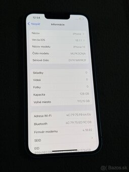 Predám Apple iPhone 13 128GB Malé známky používania - 3