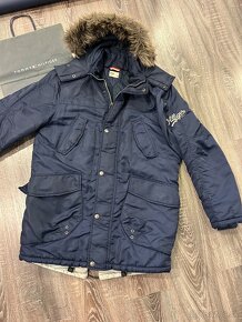 Tommy Hilfiger panska predlzena vetrovka M - 3