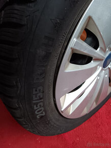 Kolesá so zimnými pneu. Continental 205/55 R16 na Ford Focus - 3