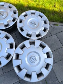 5x110 R15 OPel disky +puklice - 3