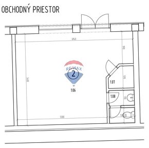 Predaj nebytových obchodných priestorov 37 m2 v centre Košíc - 3