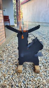 Raketova pec,záhradný gril,rocket stove. - 3