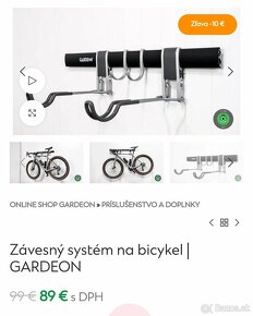 Ģardeon závesný systém na bicykel - 3