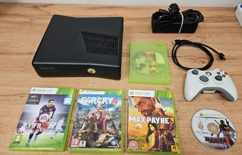 Predám - Xbox 360 /250GB/ + 5 hier k tomu - 3