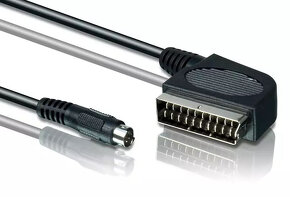 Scart káble 1,5m, Scart to Svideo a koaxialne káble 1,5m - 3