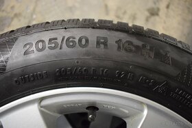 zimné pneu 205/60R16 + disky roz. 5x112 - 3