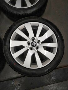 16" alu SEAT,ŠKODA,VW + zimné 215/45 16. - 3