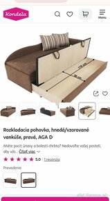 Rozkladacia posteľ s úložným priestorom a dvomi vankúšmi - 3