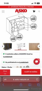 široká komoda zo 4 zásuvkami - 3