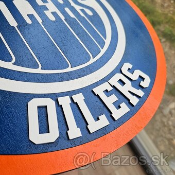 Edmonton oilers Hokejové 3D Logo - 3