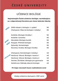 Príjmačky z medicíny MUNI Brno (podklady, učebnice…) - 3