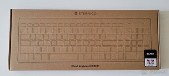 Eternico Home Keyboard Wired KD2021 čierna – CZ SK - 3