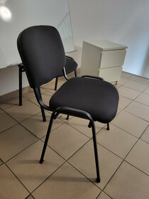 Konferenčná stolička VIVA - čierna - v ponuke 2ks - 3