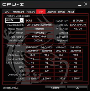 Predám Kingston FURY 32 GB KIT DDR5 6 000MT/s CL36 Beast Bla - 3