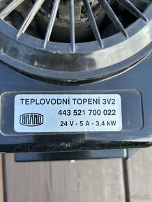 Teplovodné kúrenie 24V - 5A - 3,4 kW - 3