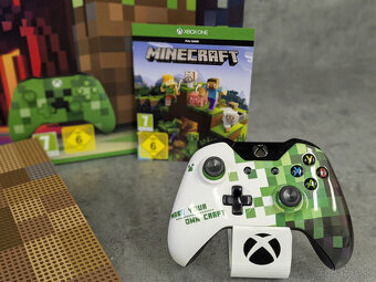 Xbox One S Minecraft edícia, ovládač, hra Minecraft - 3