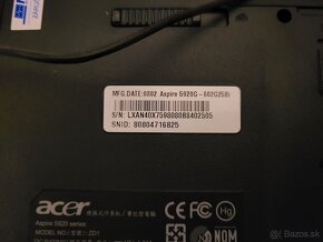 Notebook Acer Aspire 5920G - 3