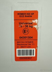 Autosedačka BRITAX Römer Kid XP - 3